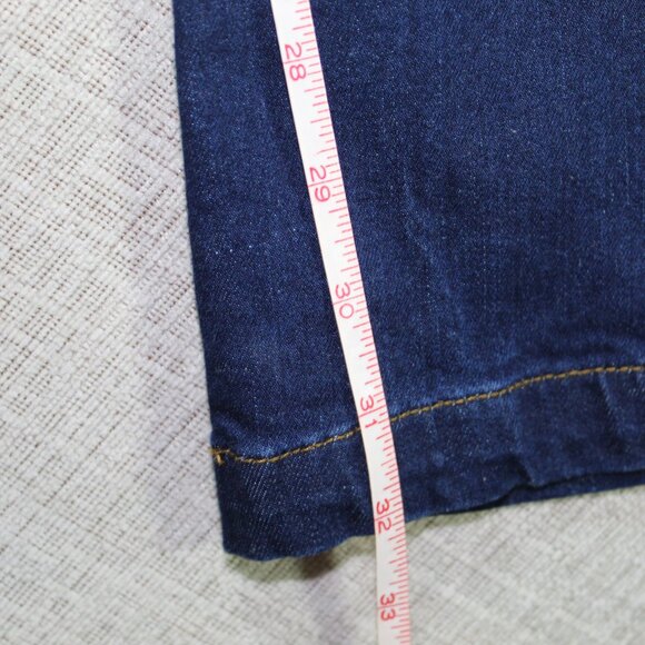 Black Label c'est Toi  Size 7 High Rise Flared Blue Jeans - Picture 6 of 7